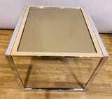 1970s Belgium Belgo Chrom Nest of 3 Tables