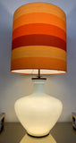 1970s Belgium White Illuminated Glass Lamp Base