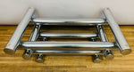 1970s French Stacked Tubular Chrome Coffee Table