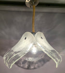 1970s Fischer Leuchten Murano Glass Hanging Light