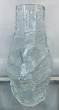 1970s Large Peill & Putzler "Glacier" Glass Vase