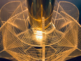 1970s Nylon and Perspex Sompex Pendant Light