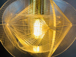 1970s Nylon and Perspex Sompex Pendant Light
