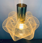 1970s Nylon and Perspex Sompex Pendant Light