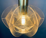 1970s Nylon and Perspex Sompex Pendant Light