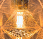 1970s Nylon and Perspex Sompex Pendant Light