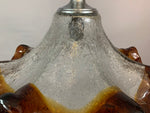 1970s Murano Glass Mazzega Style Pendant Light