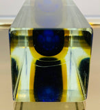 1970s Italian Murano Sommerso Glass Vase