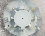 1970s German Hillebrand Illuminated Round Wall Mirror