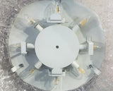 1970s German Hillebrand Illuminated Round Wall Mirror