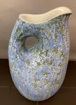 1970s Large German Fat Lava Violet Pottery Jug