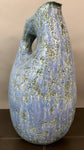 1970s Large German Fat Lava Violet Pottery Jug