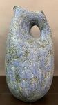 1970s Large German Fat Lava Violet Pottery Jug