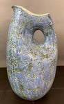 1970s Large German Fat Lava Violet Pottery Jug