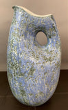 1970s Large German Fat Lava Violet Pottery Jug