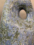 1970s Large German Fat Lava Violet Pottery Jug