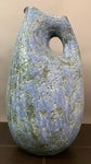 1970s Large German Fat Lava Violet Pottery Jug