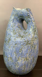 1970s Large German Fat Lava Violet Pottery Jug