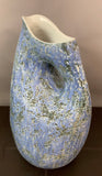 1970s Large German Fat Lava Violet Pottery Jug
