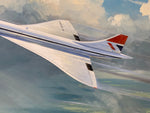 Concorde by Douglas Ettridge (1929-2009) Oil on Canvas Circa 1976