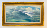 Concorde by Douglas Ettridge (1929-2009) Oil on Canvas Circa 1976