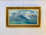 Concorde by Douglas Ettridge (1929-2009) Oil on Canvas Circa 1976