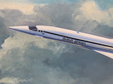 Concorde by Douglas Ettridge (1929-2009) Oil on Canvas Circa 1976