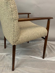 Pair of 1960s Danish Rosewood Upholstered Armchairs