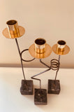 Set of 3 1980s Kräsen Ikea Candle Holders