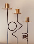 Set of 3 1980s Kräsen Ikea Candle Holders