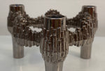 Set of 4 1960s German Brutalist Quist Candle Holders