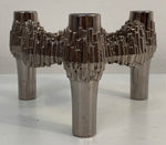 Set of 4 1960s German Brutalist Quist Candle Holders