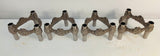 Set of 4 1960s German Brutalist Quist Candle Holders