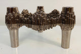 Set of 4 1960s German Brutalist Quist Candle Holders