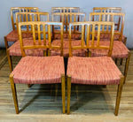 Set OF 8 1960S Dyrlund Rosewood DIning Chairs