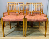 Set OF 8 1960S Dyrlund Rosewood DIning Chairs
