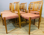 Set OF 8 1960S Dyrlund Rosewood DIning Chairs