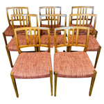 Set OF 8 1960S Dyrlund Rosewood DIning Chairs