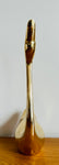 Vintage French Polished Brass Decorative Swan
