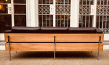 Vintage Dark Brown Leather 3-Seater Robin Day for Habitat Sofa