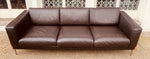 Vintage Dark Brown Leather 3-Seater Robin Day for Habitat Sofa