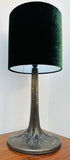 Vintage Bronzed Metal Tree Trunk Table Lamp