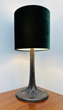 Vintage Bronzed Metal Tree Trunk Table Lamp