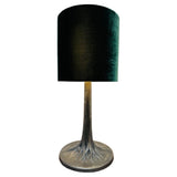 Vintage Bronzed Metal Tree Trunk Table Lamp