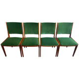 Set Of 4 1960s Danish Johannes Andersen Teak Dining Chairs