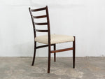 6 Danish Rosewood & Leather Johannes Andersen Dining Chairs