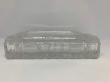 Tiffany & Co VI Atlas Design Rectangular Glass Trinket Box