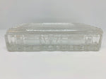 Tiffany & Co VI Atlas Design Rectangular Glass Trinket Box
