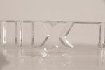 Tiffany & Co VI Atlas Design Rectangular Glass Trinket Box