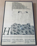 Framed Poster by David Hockney- 'Two Boys Aged 23 or 24'